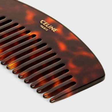 CURVED HAIR COMB IN LIZARD 